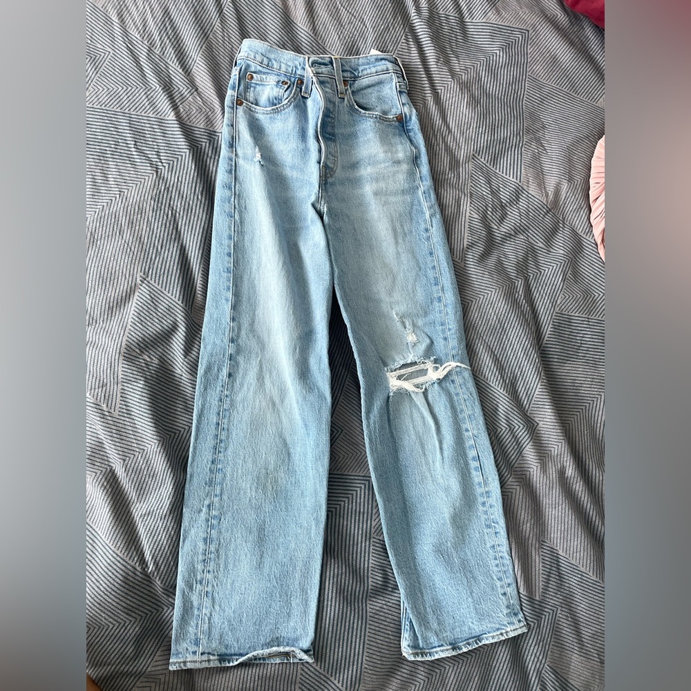 Levis Ribcage Straight Leg Jeans